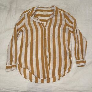 American Eagle Striped Button Up Shirt